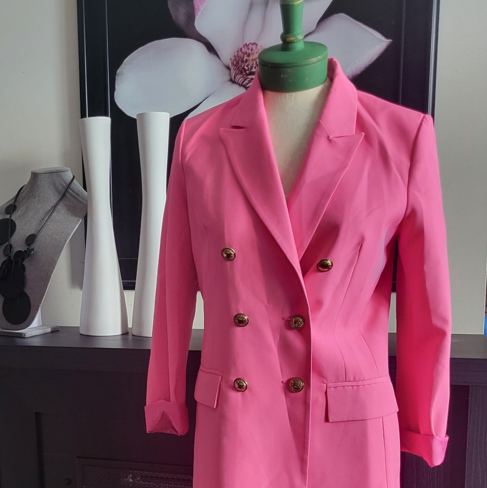 ❤️Amy Lynn Pink blazer-new -sleeksize extra sm/medium
